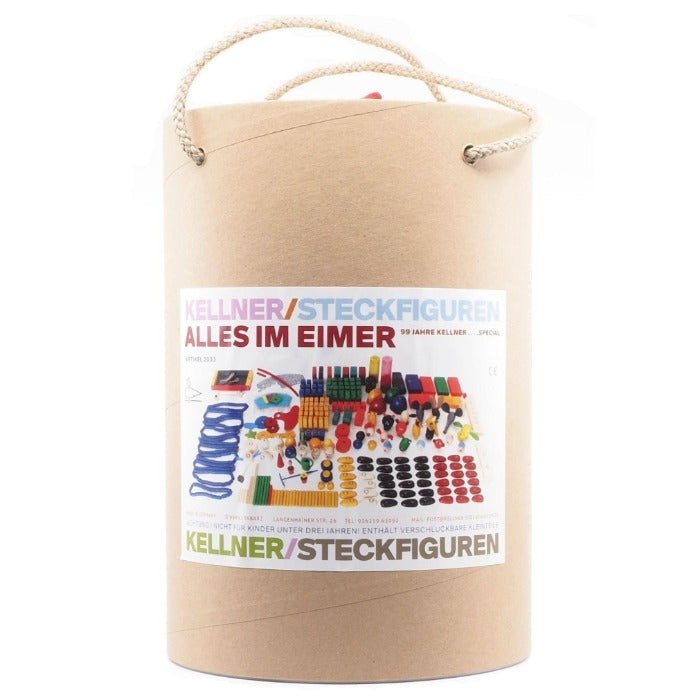 Wooden construction toys alles im eimer contents