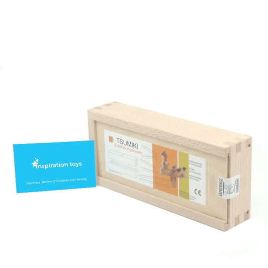 Wooden puzzles and blocks NZ Tsumiki expansion set