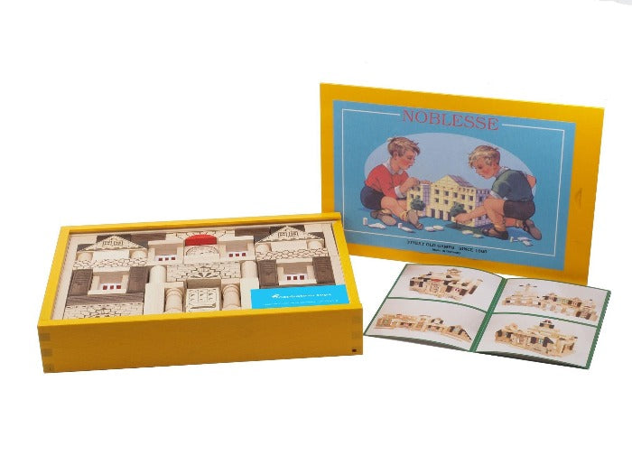 Wooden Toy Historical German Toy House Facades Box Contents