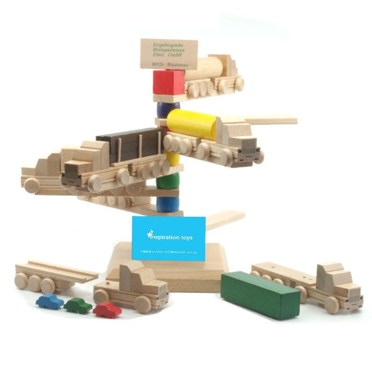 Wooden Toy Truck Collection