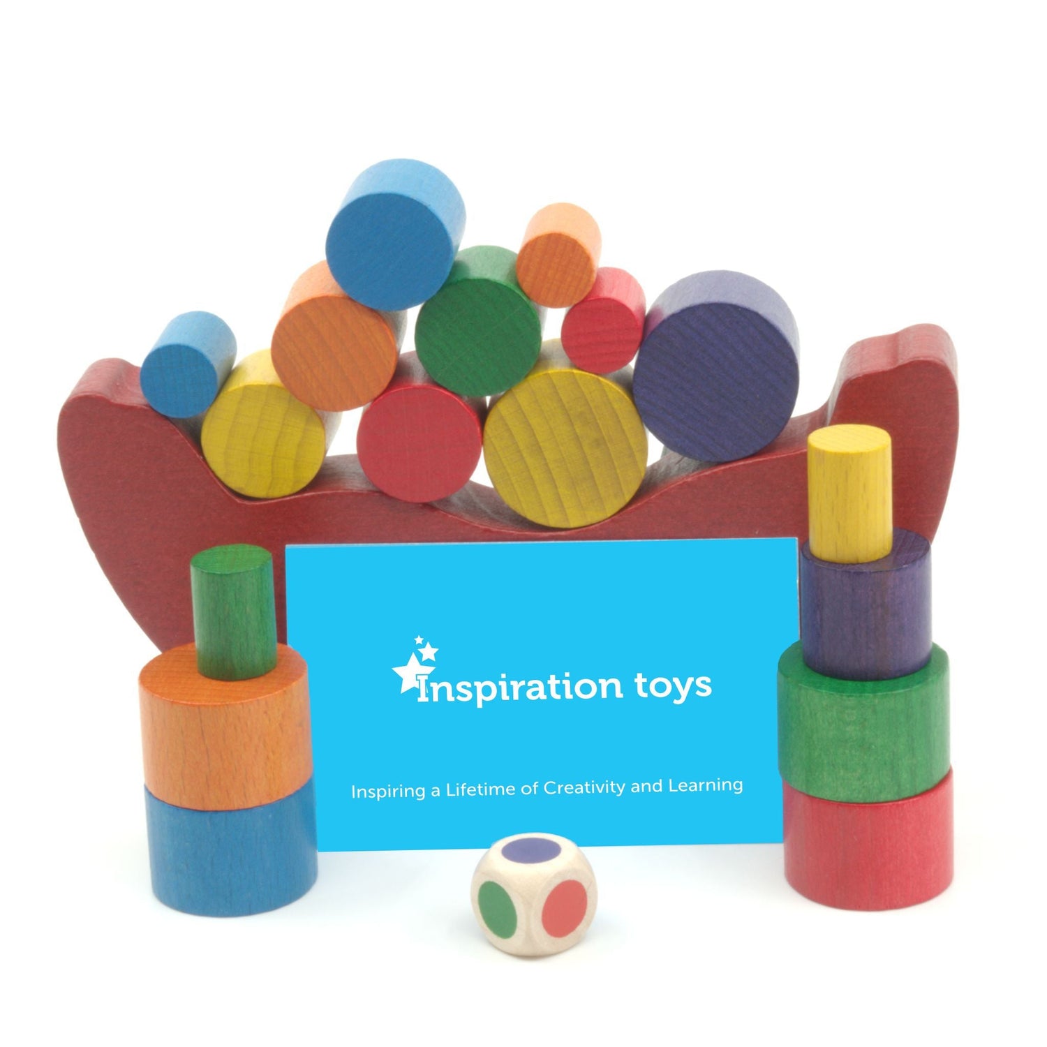 Robust wooden toy collection