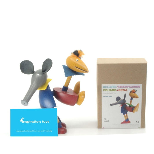 Wooden construction toys - Eduard und Erna - Inspiration Toys