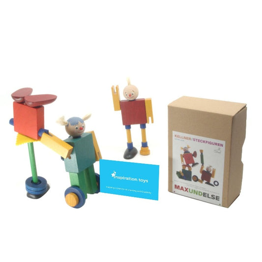 Wooden Construction Toys Max and Else